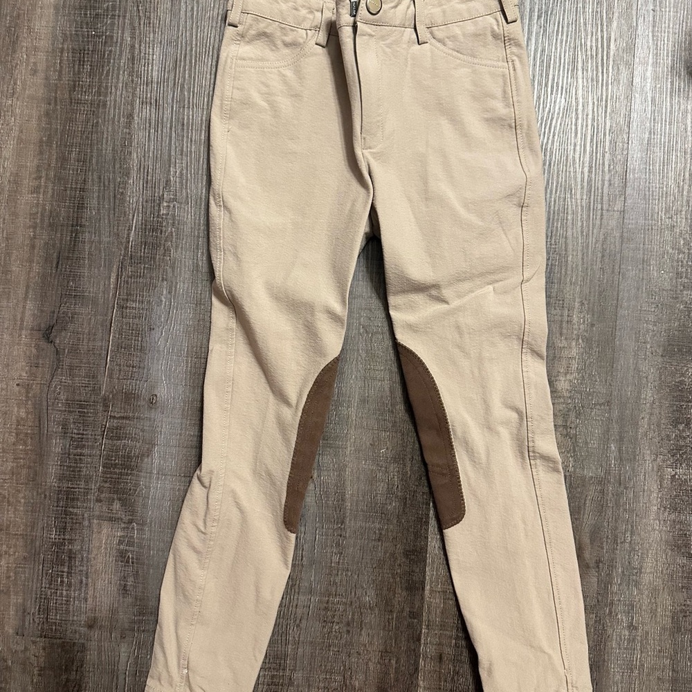 Kids Tan Riding Pants